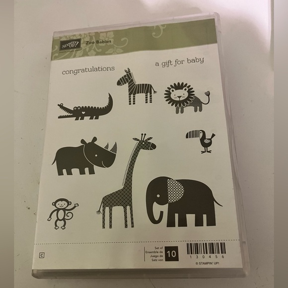 Stampin' Up Zoo Babies Stamp Set - Picture 1 of 2